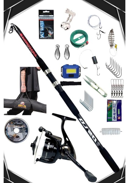 Elegance 6000 Oslo Anaconda 360CM 100-300GR Göl ve Deniz Olta Seti