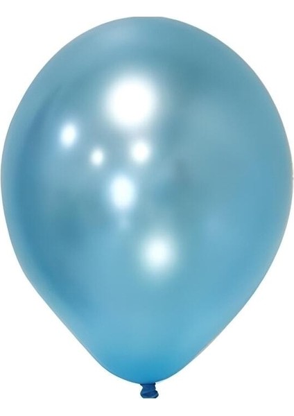 Pastel Balon Metalik Açık Mavi