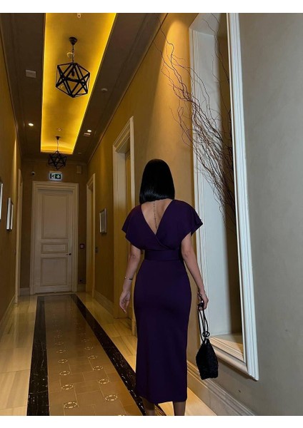 Viola Inci Detay Elbise Mor 582167 fiyatları