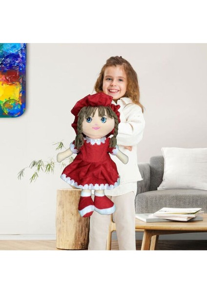 Mira Peluş Bez Bebek 45CM Kırmızı fiyatları