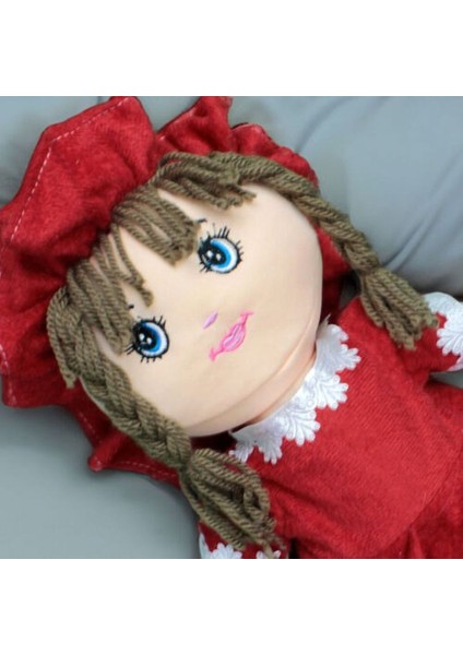 Mira Peluş Bez Bebek 45CM Kırmızı fırsatları