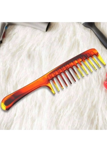 Geniş Dişli Antistatik Saç Açıcı Tarak Kuaför Tarağı Kıvırıcık Saç Açıcı Uzun Ömürlü Tarak fırsatları