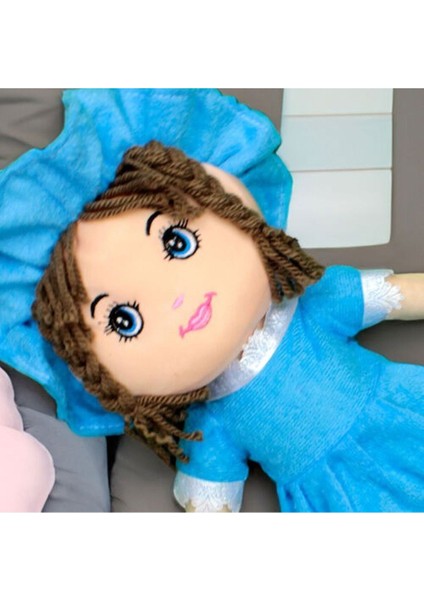 Mira Peluş Bez Bebek 45CM Mavi fırsatları