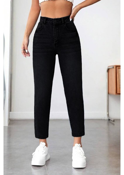 Kadın Yüksek Bel Soho Boyfriend Jean C599 indirimleri
