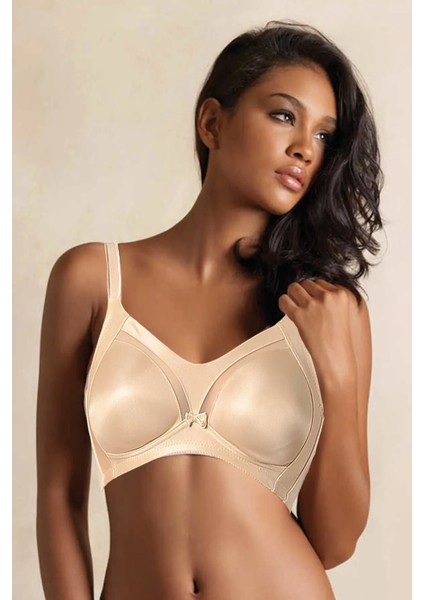 Missayza 1610 Balensiz Dolgusuz Tül Detaylı Toparlayıcı Sütyen