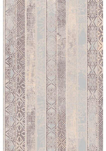 Eskitme Osmanlı Motifli Çizgili Tekstil Duvar Kağıdı modelleri