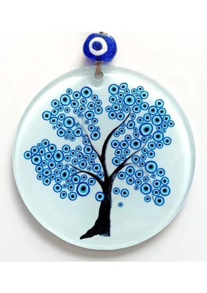Nazar Ağacı Füzyon Cam Nazar Boncuklu Duvar Dekoru fiyatları