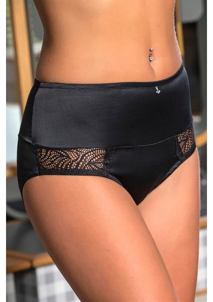 Yüksek Bel Slip Külot Siyah (BRF21173)