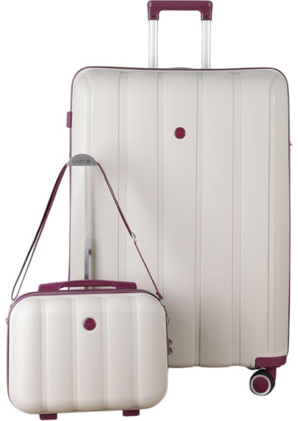 Polipropilen 2'li Valiz Seti Büyük & Makyaj V305