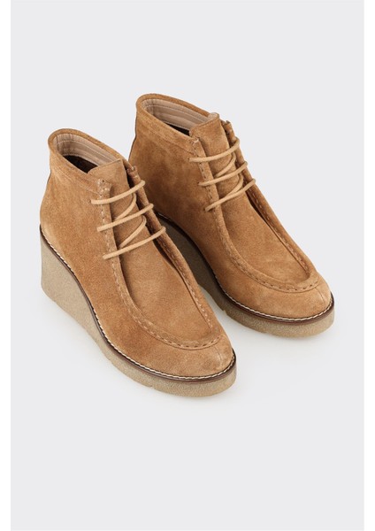 Taba Deri Kadın Klasik Bot fiyatları