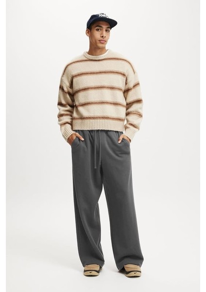 Füme Rahat Kesim Erkek Eşofman Altı E6578