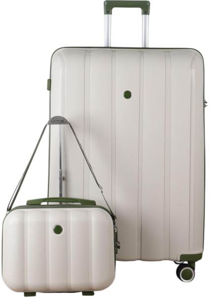 Polipropilen 2'li Valiz Seti Büyük & Makyaj V305