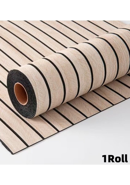 60CM x 280CM 1 Adet Kendinden Yapışkanlı Krem Lambiri Desenli Duvar Paneli Kağıdı YG002 modelleri