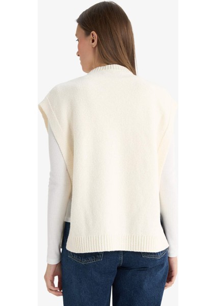 Regular Fit Bisiklet Yaka Triko Süveter F7390AX25AU