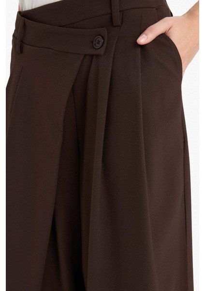 Baggy Fit Fermuarlı Normal Bel Standart Boy Pantolon F9191AX25AU indirimleri