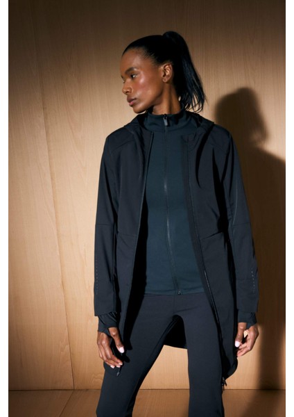 Fit Su Geçirmez Softshell Slim Fit Dar Kesim Kapüşonlu Fermuarlı Cepli Parka E5702AX25AU modelleri