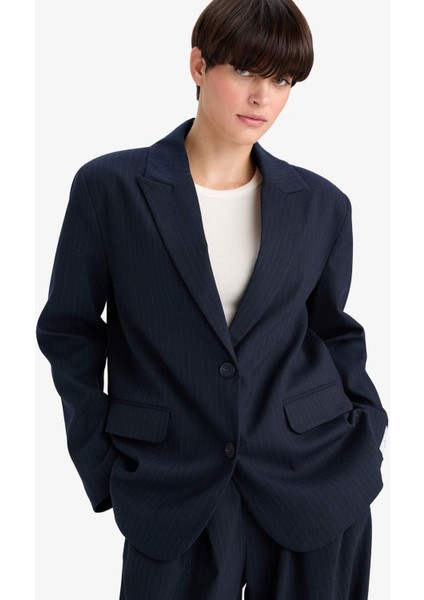 Regular Fit Ceket Yaka Blazer Ceket G2307AX25WN fırsatları