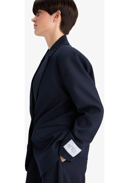 Regular Fit Ceket Yaka Blazer Ceket G2307AX25WN indirimleri
