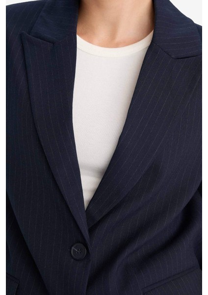 Regular Fit Ceket Yaka Blazer Ceket G2307AX25WN