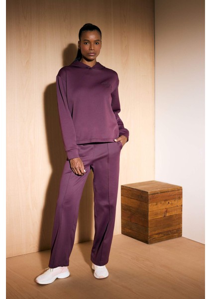 Fit Staright Fit Cepli Standart Boy İçi Yumuşak Tüylü Sporcu Pantolon F1694AX25WN