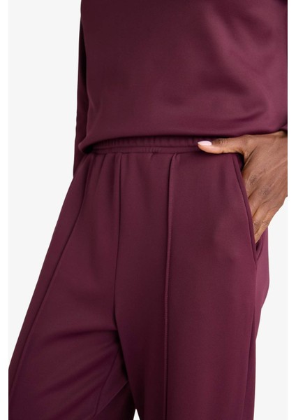 Fit Staright Fit Cepli Standart Boy İçi Yumuşak Tüylü Sporcu Pantolon F1694AX25WN