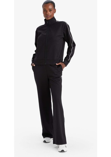 Fit Wide Leg Geniş Paça Cepli Biyeli Standart Boy İçi Yumuşak Tüylü Sporcu Pantolon F3846AX25AU fiyatları
