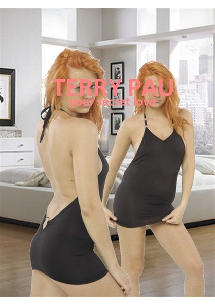 B120626 Metalli Mini Elbise