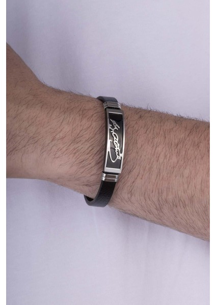 Atatürk Imzalı Erkek Deri Bileklik fiyatları