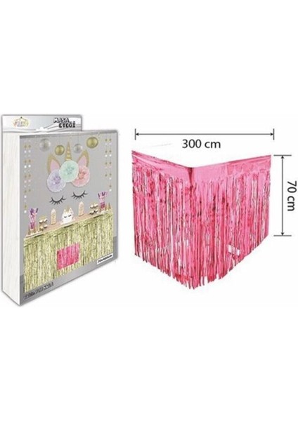 Lüks Masa Eteği Fuşya 70*300 cm M143