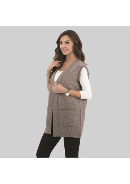 Kadın Cepli Desenli Yelek Anne Yelek fiyatları