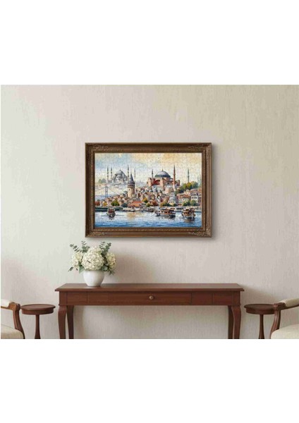 Galatakulesi Ayasofya Sultanahmet Istanbul 1000, 500 ,255 ,120 Parça Seçenekli Parça Ahşap (Mdf) Puzzle Yapboz fırsatları