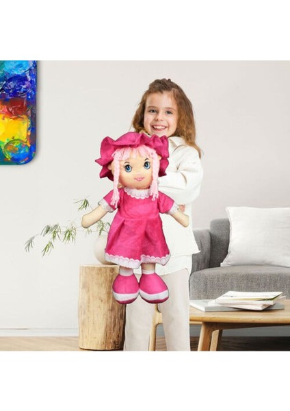Mira Peluş Bez Bebek 45CM Pembe modelleri