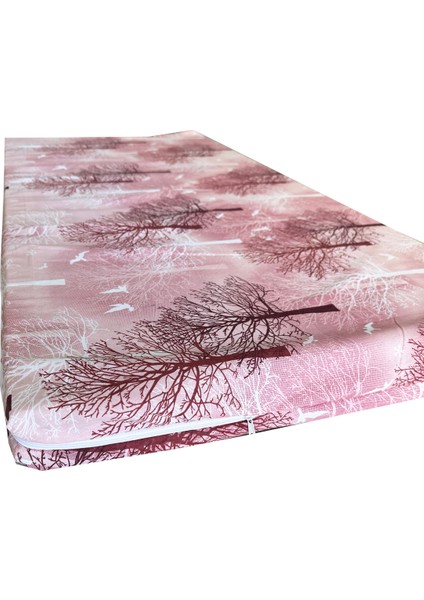 Çocuk Yatağı 60X120X6 cm Vip Oyun Parkı Sünger Yatak Bebek Yatağı-Pembe Ağaç fiyatları