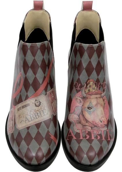 Kadın Vegan Deri Çok Renkli Bilekte Bot - Abbie Tasarım fiyatları