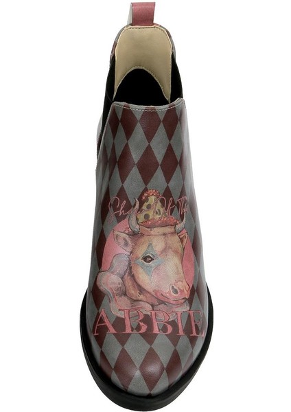 Kadın Vegan Deri Çok Renkli Bilekte Bot - Abbie Tasarım indirimleri