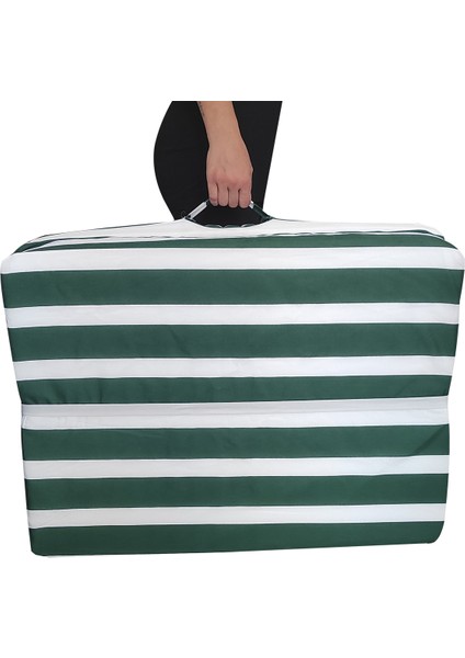 Katlanır Yer Yatağı ve Tek Kişilik Sünger Katlanır Minder Yatak 70X180 cm 6 Cm-Yeşil Beyaz modelleri