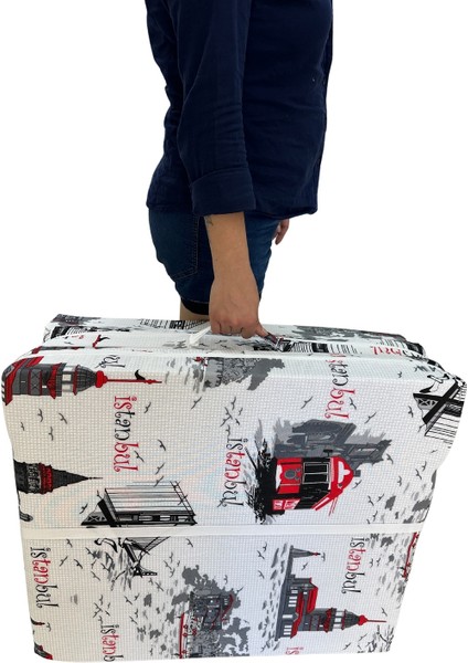 Katlanır Yer Yatağı ve Tek Kişilik Sünger Katlanır Minder Yatak 70X180X10 Cm-Istanbul fırsatları