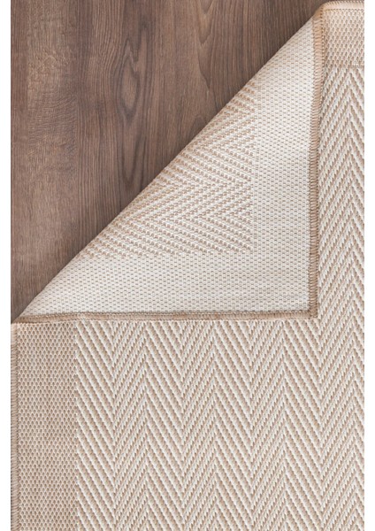 Norway Bej Krem Sisal Halı Nr1 Dokuma Hav Toz Vermez Yıkanabilir Mutfak Balkon Koridor Halısı Kilim