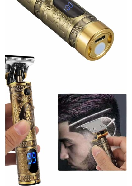Profesyonel Ense Tıraşına Uygun Çizik Tıraş Makinesi Uzun Ömürlü Göstergeli modelleri