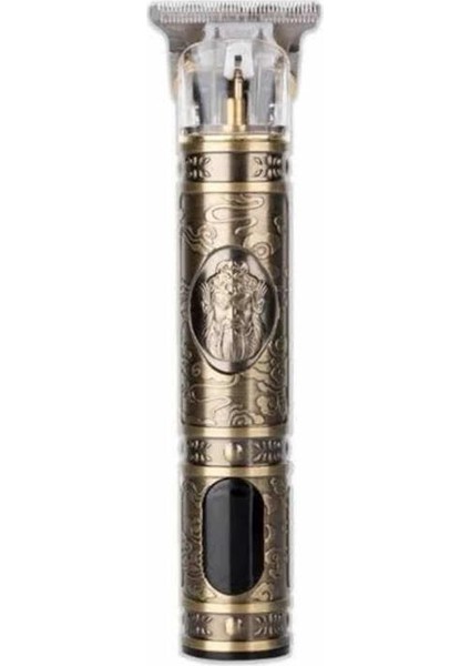 Tıraş Makinesi Saç Sakal Ense Çizim Profesyonel LCD Ekran Paslanmaz Çelik indirimleri