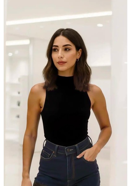 Kadın Pamuk Modal Kumaş Dik Yaka Kolsuz Şık Bluz – Yumuşak Dokulu Üst Giyim modelleri