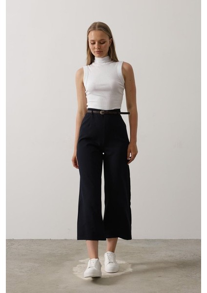 Kemer Pens Detaylı Pantolon - Lacivert modelleri