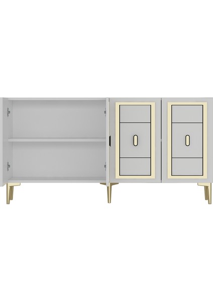 Oriondh (KB150) Konsol Beyaz-Altın fırsatları