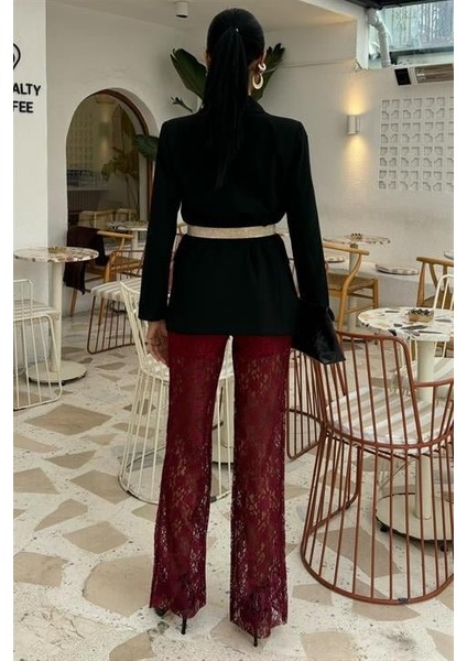 Içi Astarlı Dantel Pantolon 0081 fırsatları