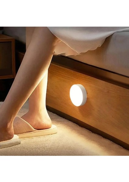 1 Adet Hareket Sensörlü Şarjlı LED Lamba -Beyaz Işık modelleri