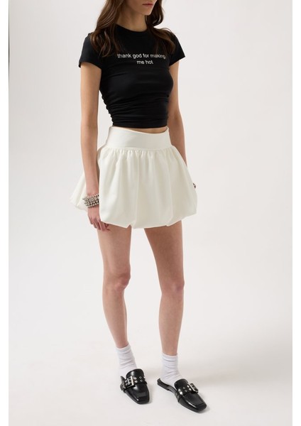 Balon Detay Mini Etek fırsatları