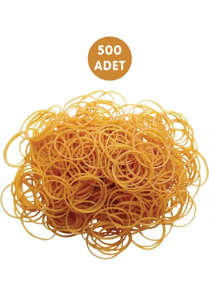 Ambalaj-Paket Lastiği Naturel Renk (500 Adet) %100 Kauçuk | 100 gr (Okul-Kırtasiye-Ambalaj-Paketleme)