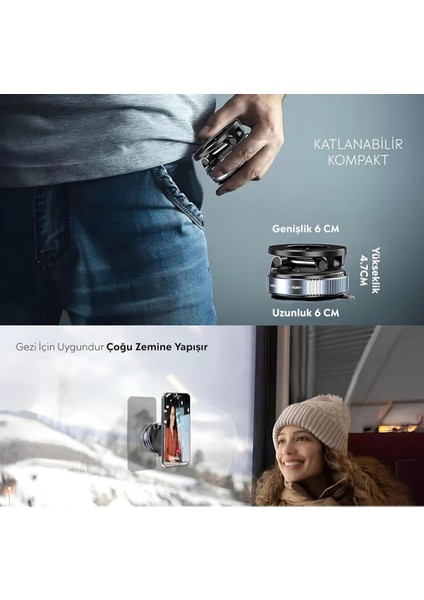 Vakumlu Manyetik Araç Içi Telefon Tutucu fırsatları