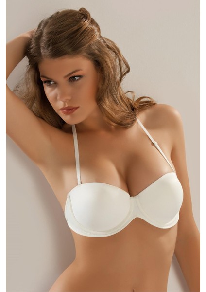 Micro Sırtı Şeffaf Sütyen Kadın 7042