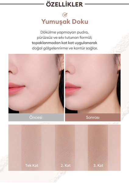 Iki Renkli, Soğuk Alt Tonlu Kontür Paleti A'pıeu Juicy-Pang Layering Shading (02 Cool Layer) modelleri